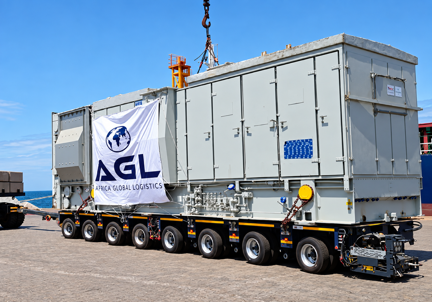 AGL Gabon : 342 tonnes d’équipements au cœur d’une opération logistique hors gabarit